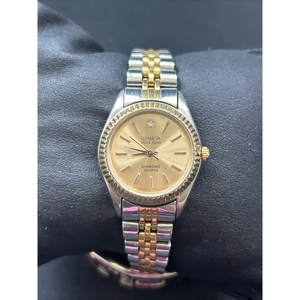 Geneva Two Tone Women’s Quartz Watch